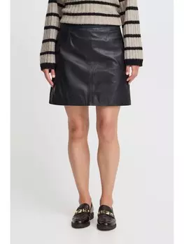 Мини-юбка b.young Lederrock BYDARAN SKIRT 2 20815514 moderner Lederrock, черный