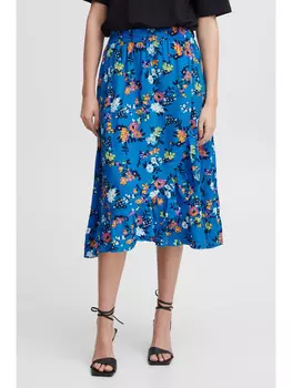 Мини-юбка b.young, синий