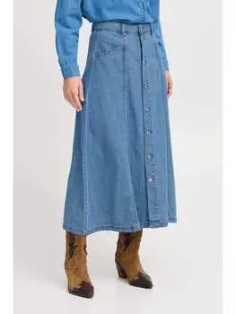 Мини-юбка b.young, синий