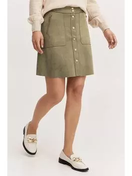 Мини-юбка b.young, зеленый