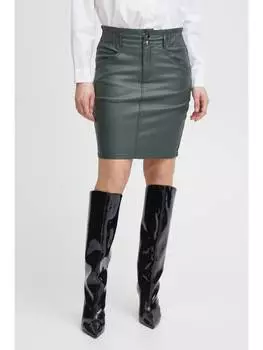 Мини-юбка b.young, зеленый