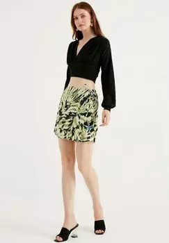 Мини-юбка Basic Skirt - Wrap skirt Herita, желтый