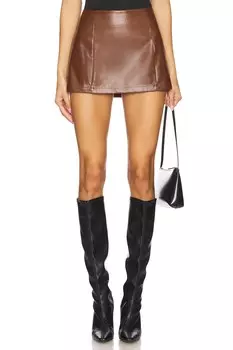 Мини-юбка Blaklie Superdown, brown