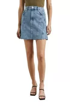 Мини-юбка Brentwood в цвете Blue Haze Rails