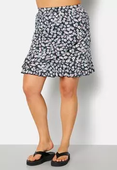 Мини-юбка Bubbleroom, синий