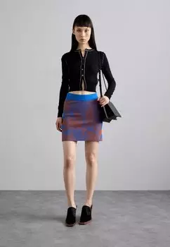 Мини-юбка Calypso Mini Skirt Ahluwalia, синий