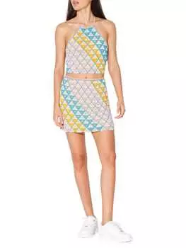 Мини-юбка carrie с геометрическим бисером Walter Baker Vera cruz