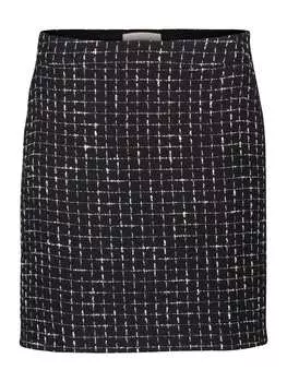 Мини-юбка CARTOON, черный/белый