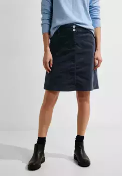 Мини-юбка Cecil, однотонная, цвет Night Sky Blue