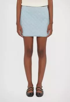 Мини-юбка CHELSY MINI - Denim skirt DESIGNERS REMIX, цвет Light Denim