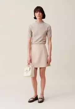 Мини-юбка Claudie Pierlot, песочный