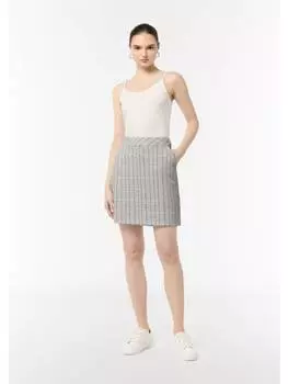 Мини-юбка comma, серый