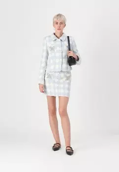 Мини-юбка CORANTO CHECK SKIRT Sister Jane, синий