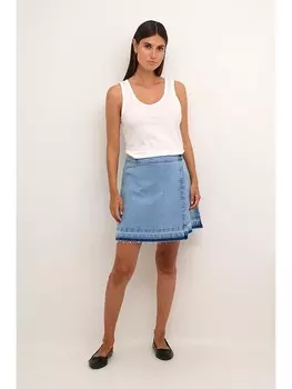 Мини-юбка CULTURE Jeans, голубой