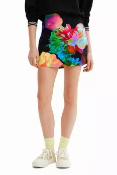 Мини-юбка Desigual, черный