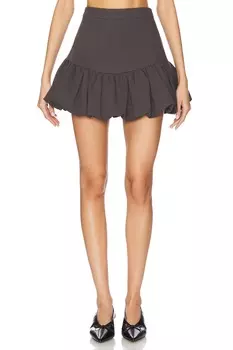 Мини-юбка Devin bubble от Line & Dot, charcoal grey
