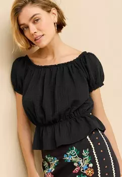 Мини-юбка EMBROIDERED REGULAR FIT Next, синий