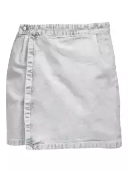 Мини-юбка Emery с запахом спереди CARHARTT WIP, серый