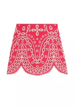 Мини-юбка ENGLISHEMB SCALLOP - A-line skirt Scalpers, светло-розовый