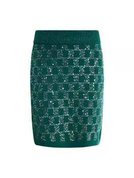 Мини-юбка faina Strick Mini, цвет smaragdgrn