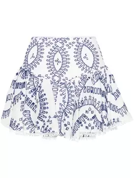 Мини-юбка Favik бродери-англез Charo Ruiz Ibiza, белый