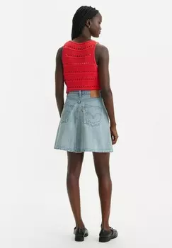 Мини-юбка FLOUNCE Levi's®, синий деним