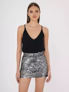 Мини-юбка Freshlions, серый