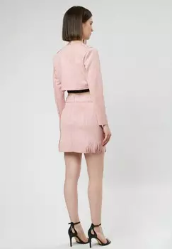 Мини-юбка FRINGED INFLUENCER, розовый