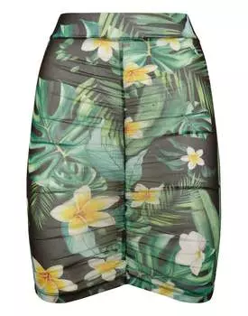 Мини-юбка Гавайи PHILIPP PLEIN, зеленый