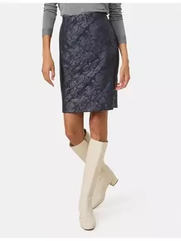 Мини-юбка Gerry Weber kurz, цвет snake black and blue