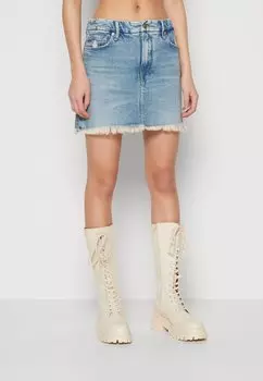 Мини-юбка Good American, синий