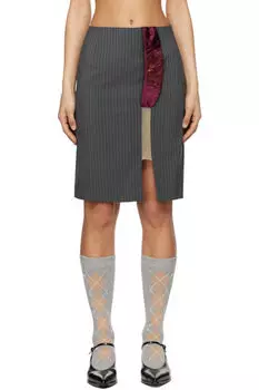 Мини-юбка Грей Пэм Jenny Fax