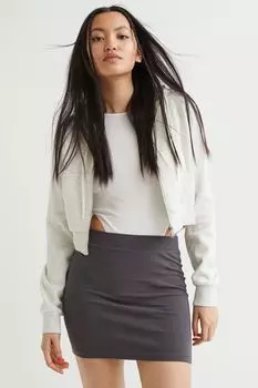 Мини-юбка H&amp;M, темно-серый