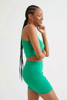 Мини-юбка H&amp;M, зеленый