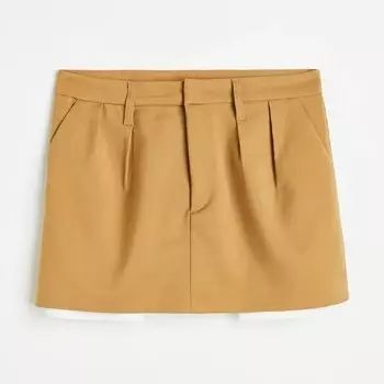 Мини-юбка H&M, бежевый (Размер S)