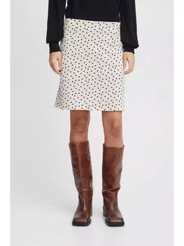 Мини-юбка ICHI, бежевый