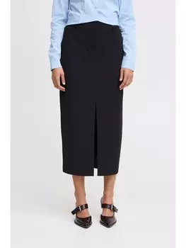 Мини-юбка ICHI Bleistift, черный