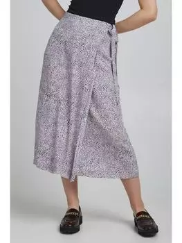 Мини-юбка ICHI, фиолетовый