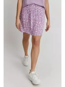 Мини-юбка ICHI, фиолетовый