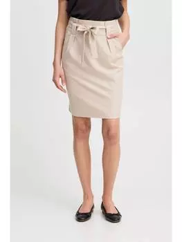 Мини-юбка ICHI, коричневый