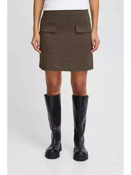 Мини-юбка ICHI, красный