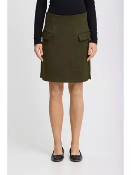 Мини-юбка ICHI Mini, серый