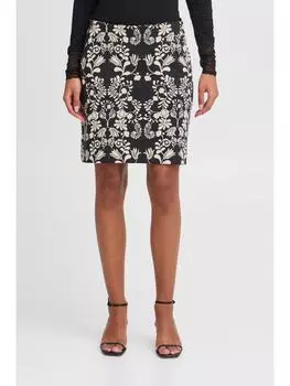 Мини-юбка ICHI Minirock, черный