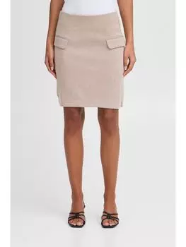 Мини-юбка ICHI, натуральный