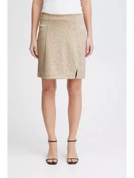 Мини-юбка ICHI, натуральный