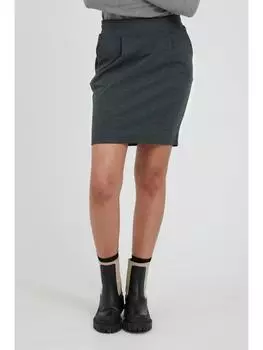 Мини-юбка ICHI, серый