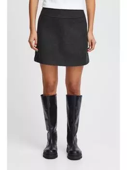 Мини-юбка ICHI, серый