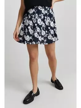 Мини-юбка ICHI, серый