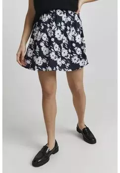 Мини-юбка ICHI, темно-синий