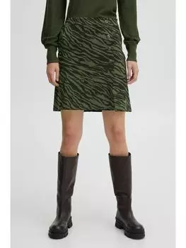 Мини-юбка ICHI, зеленый